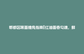 郫都区嗦面撸兔指南→红油面香勾魂，鲜香兔肉暴击！