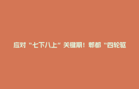 应对“七下八上”关键期！郫都“四轮驱动”织密防汛安全网