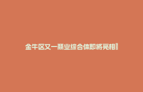 金牛区又一商业综合体即将亮相→