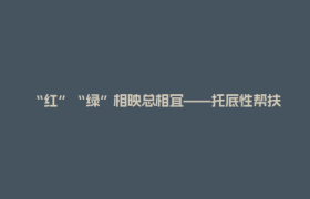 “红”“绿”相映总相宜——托底性帮扶看恩阳