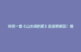央视一套《山水间的家》走进郫都区！撒贝宁、郦波、邢菲“组队”到广福村割韭菜