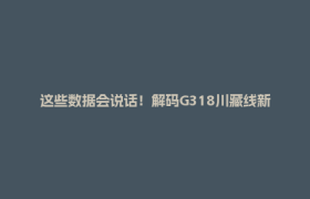 这些数据会说话！解码G318川藏线新引擎