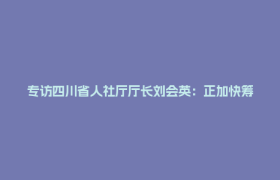 专访四川省人社厅厅长刘会英：正加快筹建机器人产业学院 以技能助力就业增收｜封面会客厅