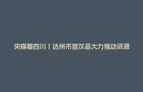 央媒看四川丨达州市宣汉县大力推动资源转化 产业集聚活跃县域经济