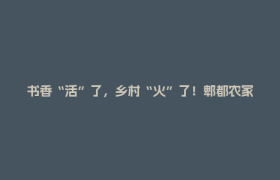 书香“活”了，乡村“火”了！郫都农家书屋成“新晋打卡地”