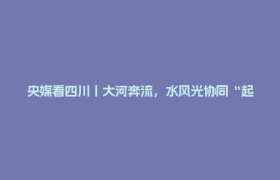 央媒看四川丨大河奔流，水风光协同“起舞”——来自四川省的调查
