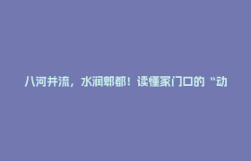 八河并流，水润郫都！读懂家门口的“动脉”与“乡愁”