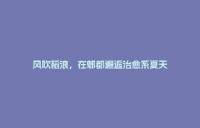 风吹稻浪，在郫都邂逅治愈系夏天