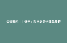 央媒看四川丨遂宁：科学划分治理单元服务直达群众门口