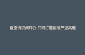 直面诉求闭环办 共同打造氢能产业高地 郫都区8月份“进解优促”面对面政企恳谈会召开