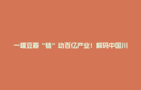 一罐豆瓣“链”动百亿产业！解码中国川菜产业城的川味现代化之路