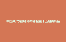 中国共产党成都市郫都区第十五届委员会第十二次全体会议决议