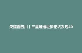 央媒看四川丨三星堆遗址祭祀坑发现40周年：惊世之后，追问不止