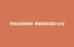 织密出海服务网  郫都高新区助力企业扬帆全球