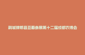 鹃城牌郫县豆瓣参展第十二届成都农博会 非遗创新擦亮郫都特色金字招牌