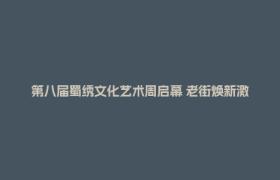 第八届蜀绣文化艺术周启幕 老街焕新激活非遗文旅新活力