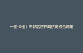 一图读懂丨郫都区秸秆禁烧与综合利用