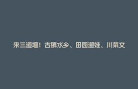 来三道堰！古镇水乡、田园遛娃、川菜文博一站式玩透